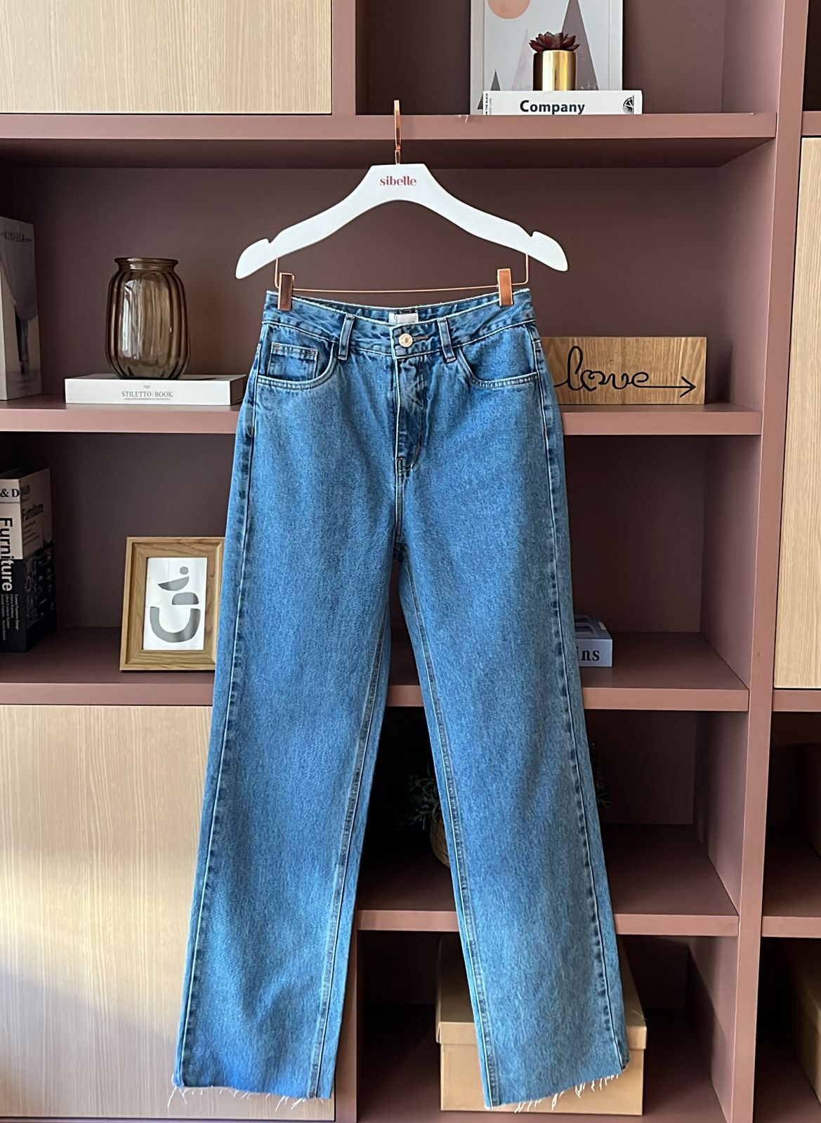 Calça Cintia Jeans Straight