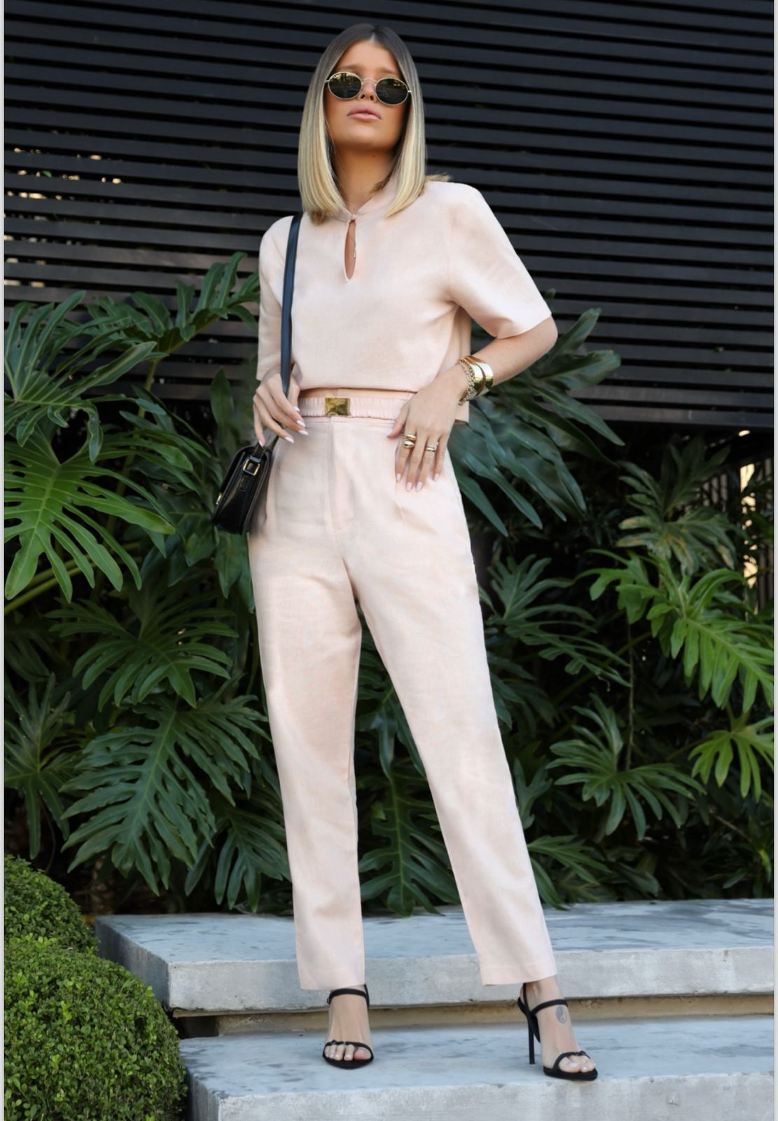 Conjunto Ayla Viscolinho Cropped - Imagem 3